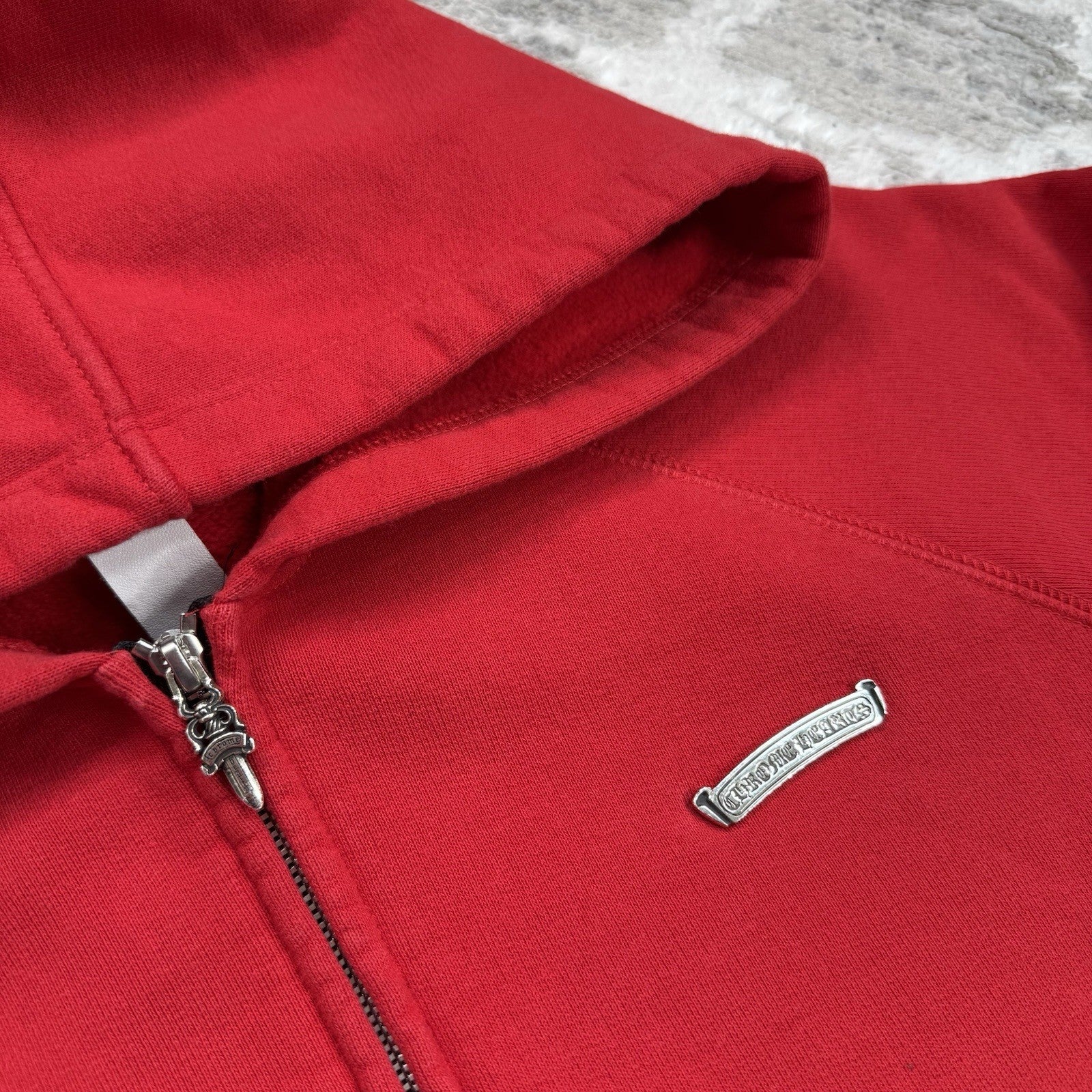 Chrome Hearts King Taco Triple Cross Embroidered Zip Up Hoodie 