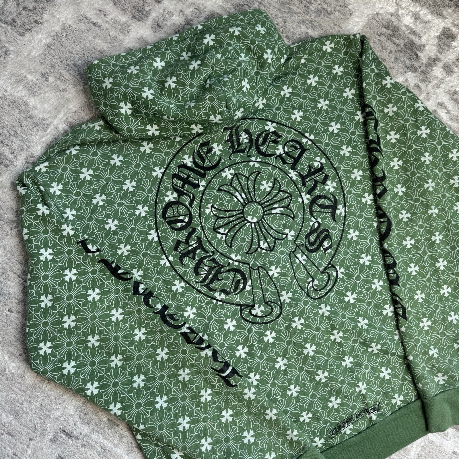 Chrome Hearts Plus Cross Monogram Zip Up Hoodie 