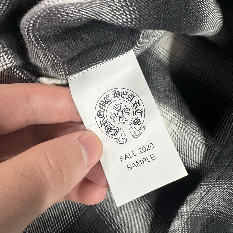 Chrome Hearts Guns N Roses Leather Button Up 