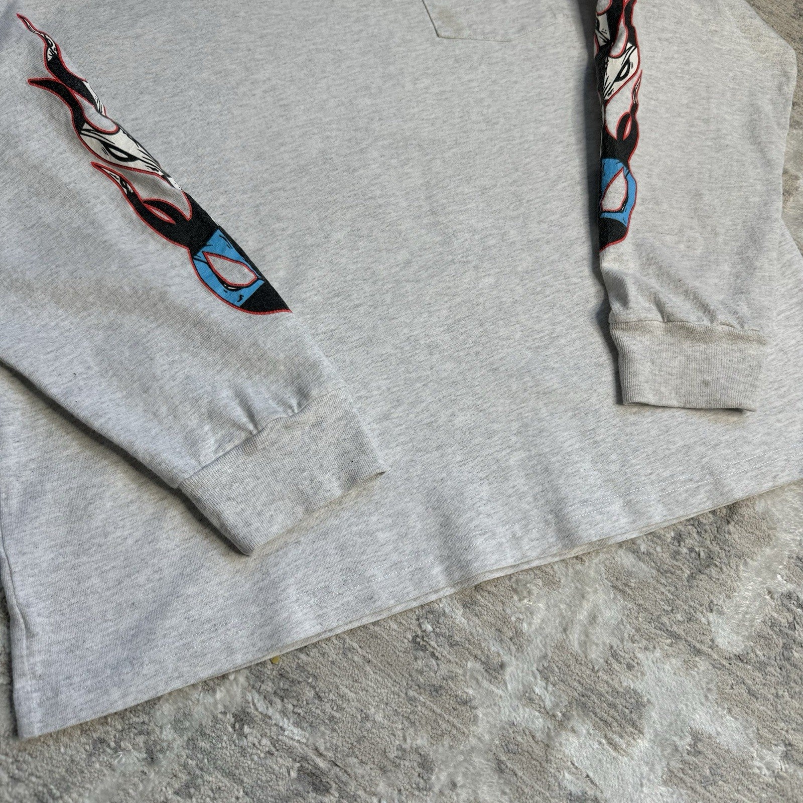 Chrome Hearts Matty Boy Brain Long Sleeve Pocket Tee Shirt 
