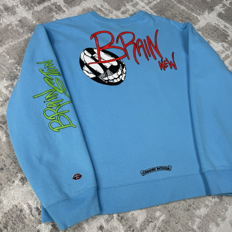 Chrome Hearts Matty Boy Brain New Pullover Crewneck Sweatshirt 