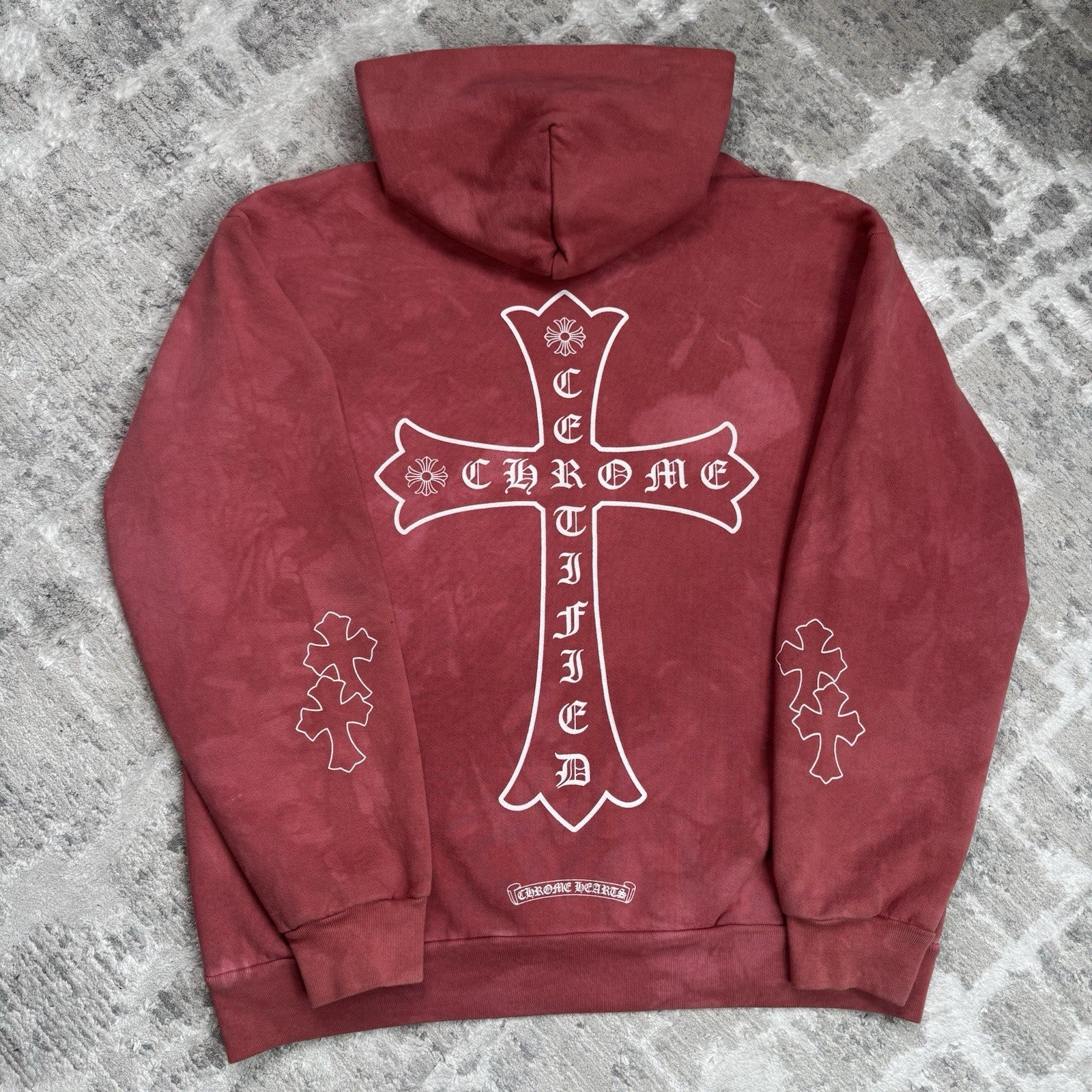 Chrome Hearts CLB Cutout Cross Pullover Hoodie