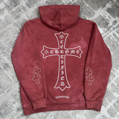 Chrome Hearts CLB Cutout Cross Pullover Hoodie