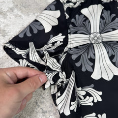 Chrome Hearts Silk Plus Cross Button Up Shirt 
