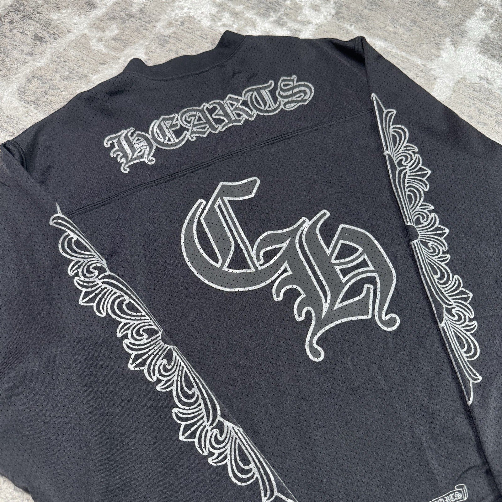 Chrome Hearts Mesh CH Stadium Long Sleeve Jersey 