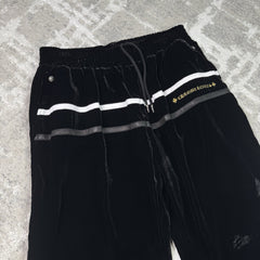 Chrome Hearts Velour Leather Track Pant 