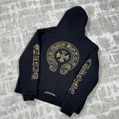 Chrome Hearts Camo Horseshoe Thermal Zip Up Hoodie