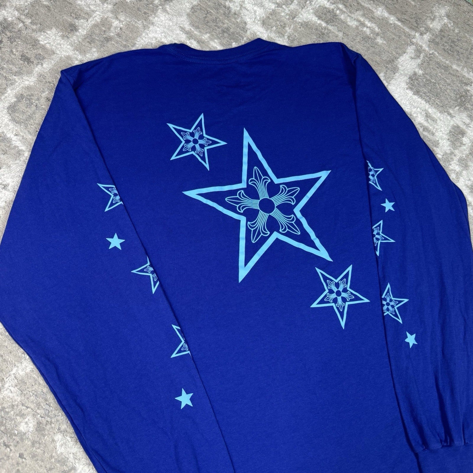Chrome Hearts Stars Logo Long Sleeve Tee Shirt 