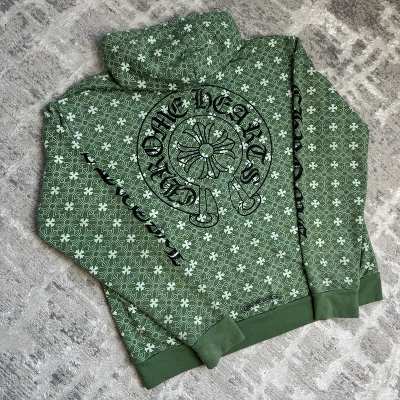 Chrome Hearts Plus Cross Monogram Zip Up Hoodie 
