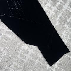 Chrome Hearts Velour Leather Track Pant 