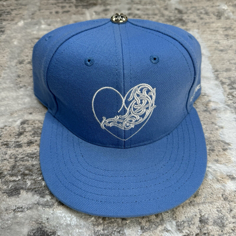 Chrome Hearts Heart Love You Fitted Hat Sz- 7 1/4