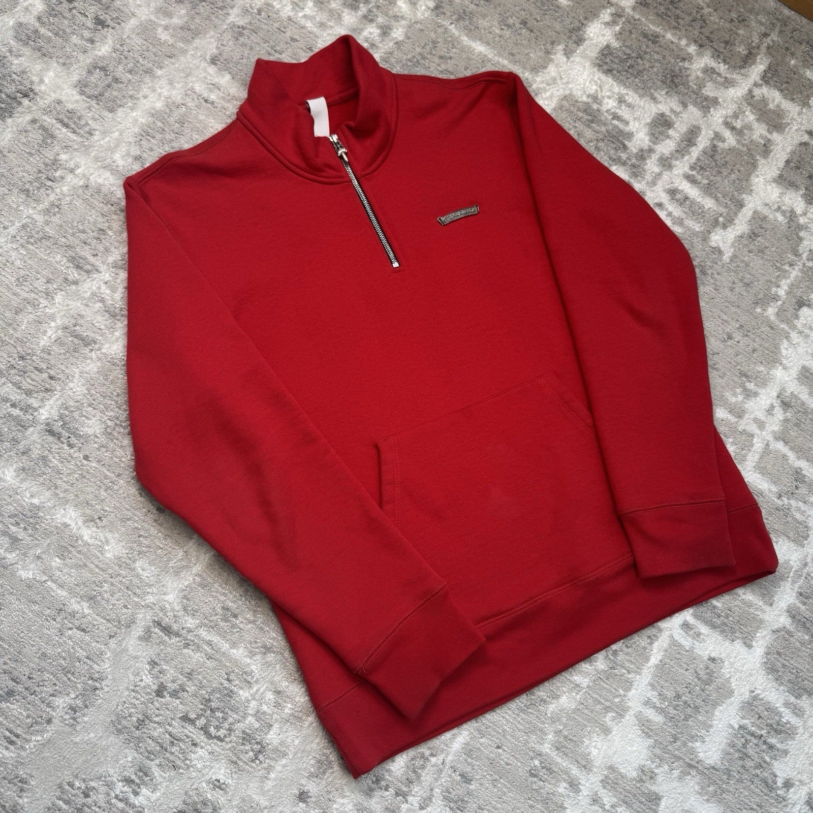 Chrome Hearts King Taco Triple Cross Embroidered Quarter Zip Pullover 