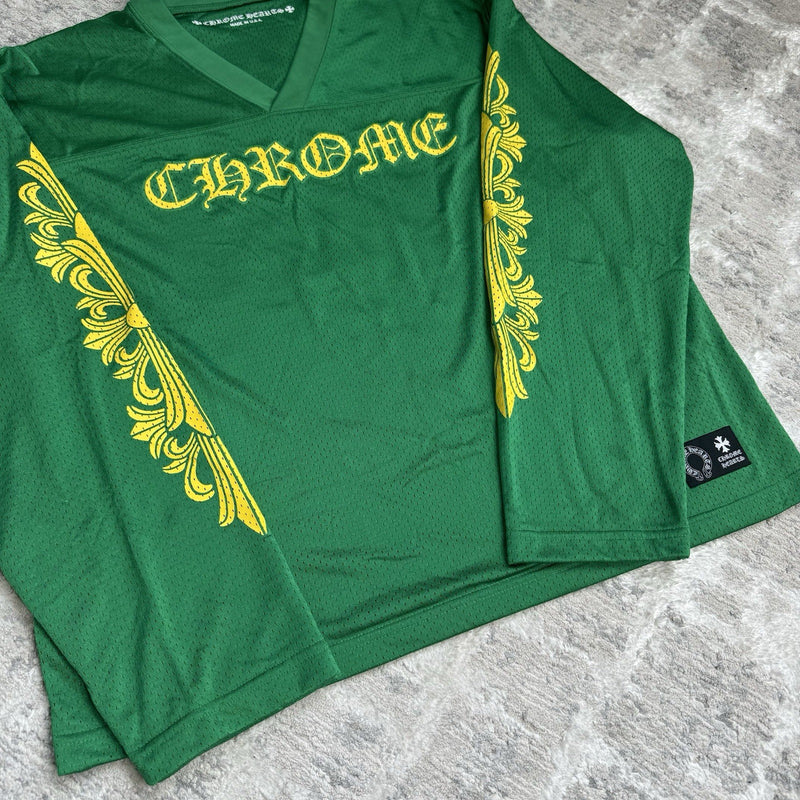 Chrome Hearts Mesh CH Long Sleeve Jersey 