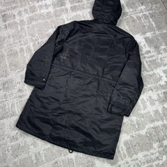 Chrome Hearts Cross Patch Nylon Fishtail Zip Up Parka Jacket 