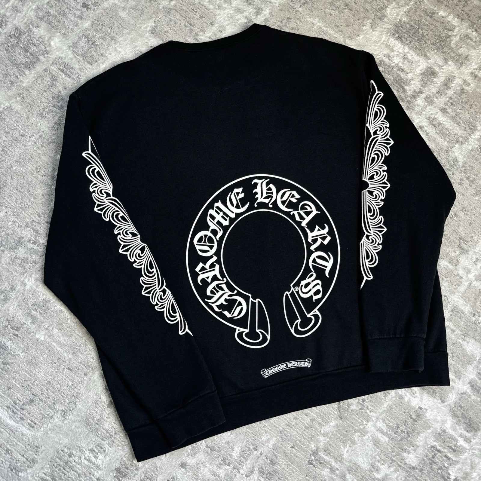 Chrome Hearts Floral Horseshoe Pullover Crewneck 