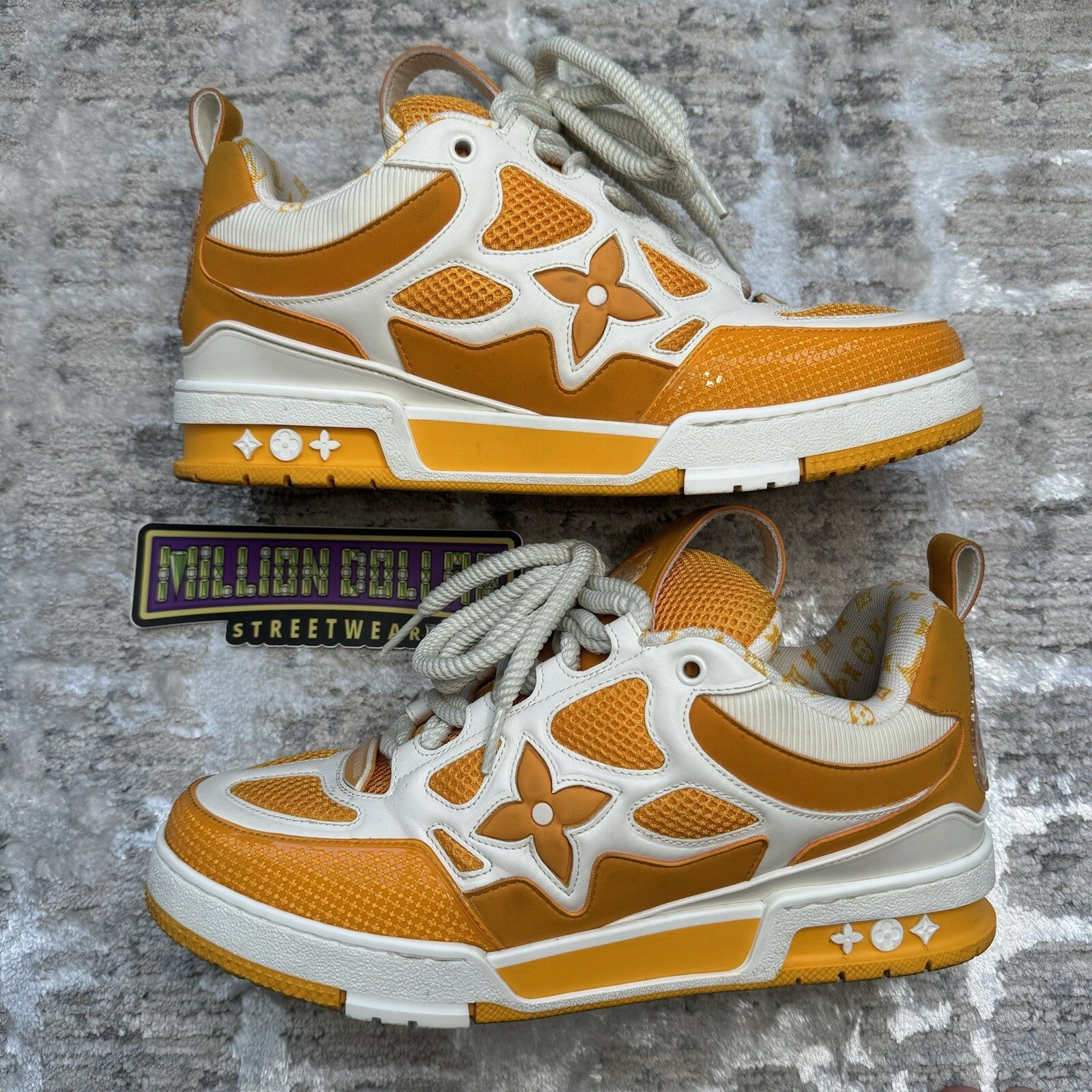Louis Vuitton Skate Trainer Sneaker ‘yellow White’ Sz- 8LV/9M
