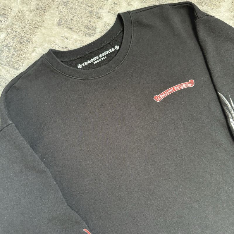 Chrome Hearts Matty Boy Stay Fast Pullover Crewneck 
