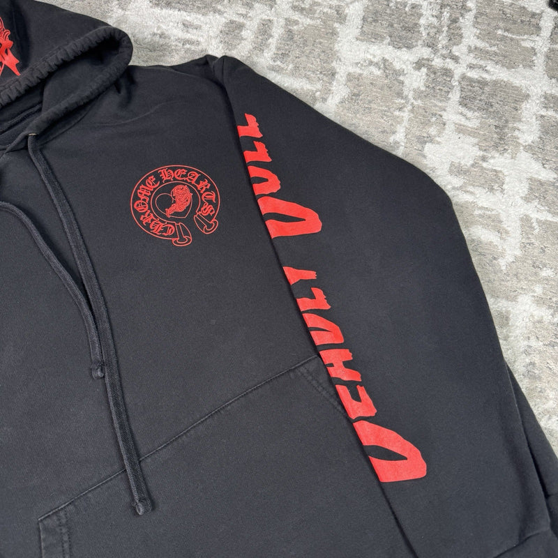 Chrome Hearts Deadly Doll Horseshoe Pullover Hoodie 