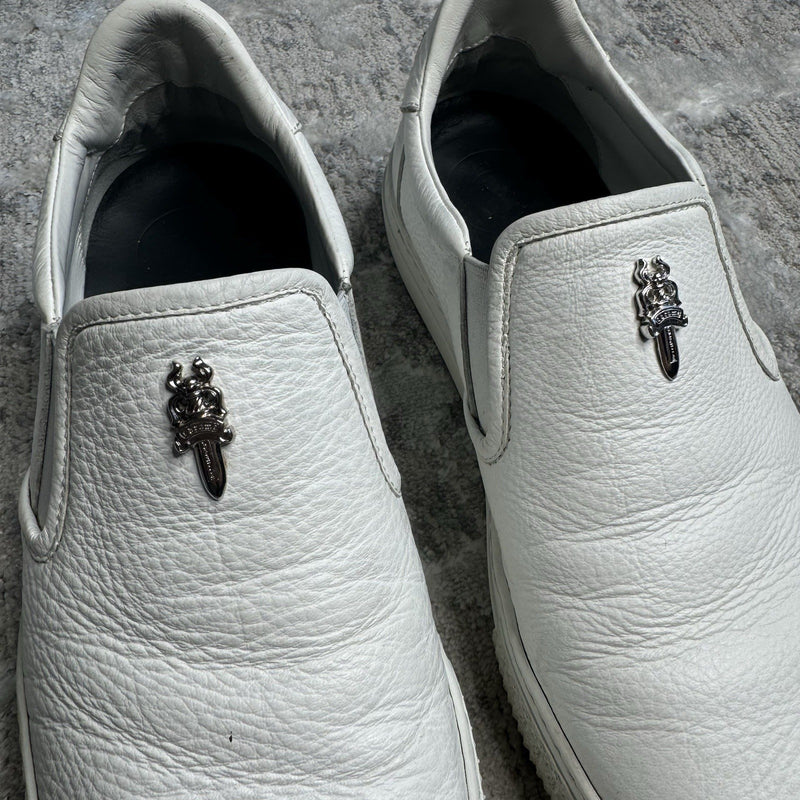 Chrome Hearts Vans Dagger Slip Ons 