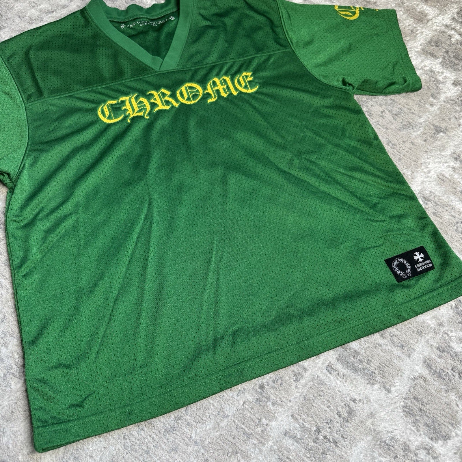 Chrome Hearts Mesh CH Short Sleeve Jersey 