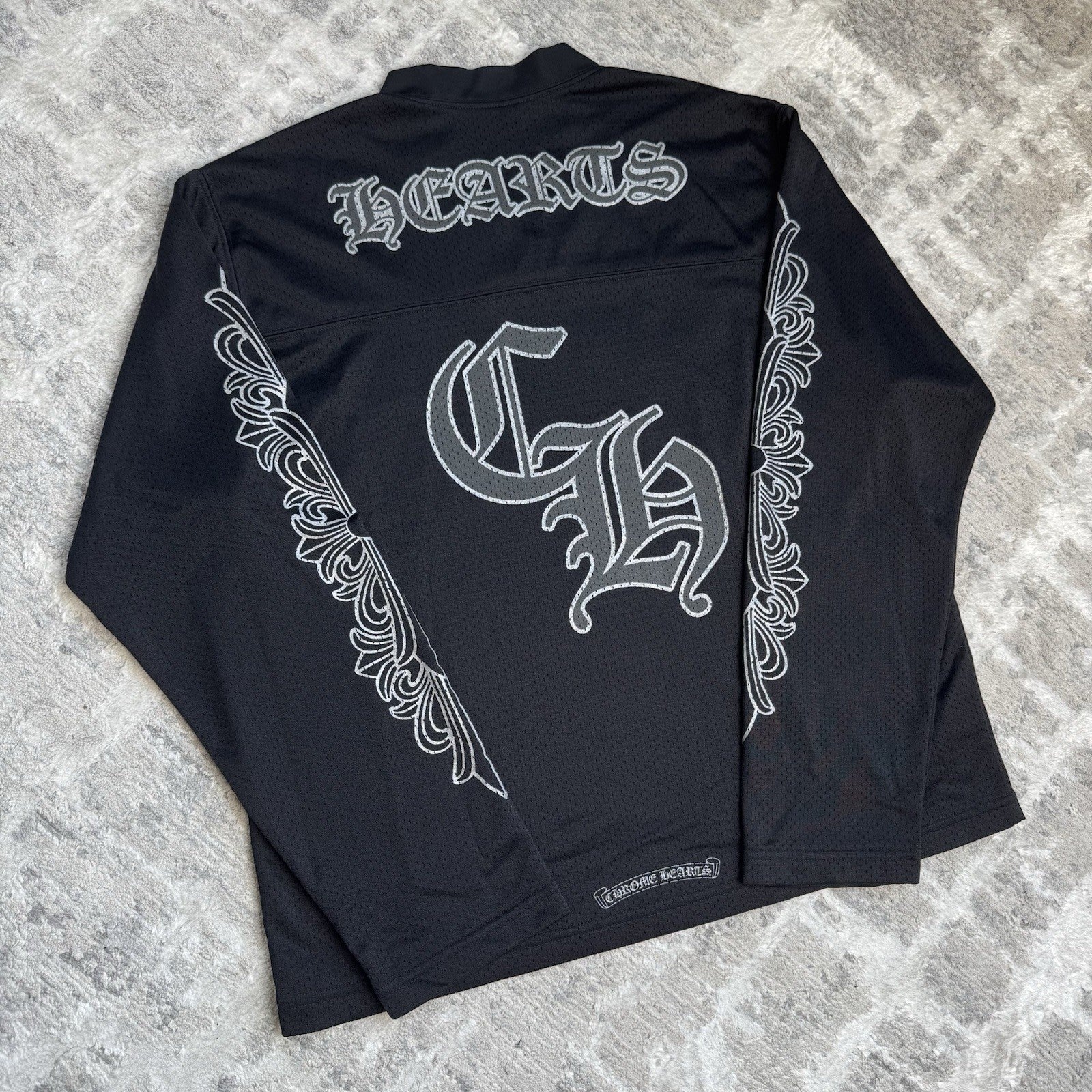 Chrome Hearts Mesh CH Long Sleeve Jersey 