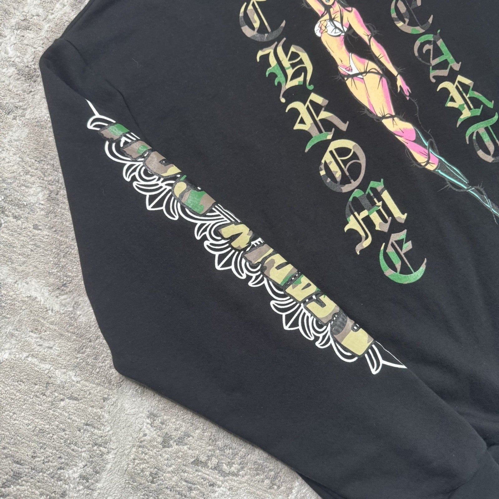 Chrome Hearts Deadly Doll Zip Up Hoodie 