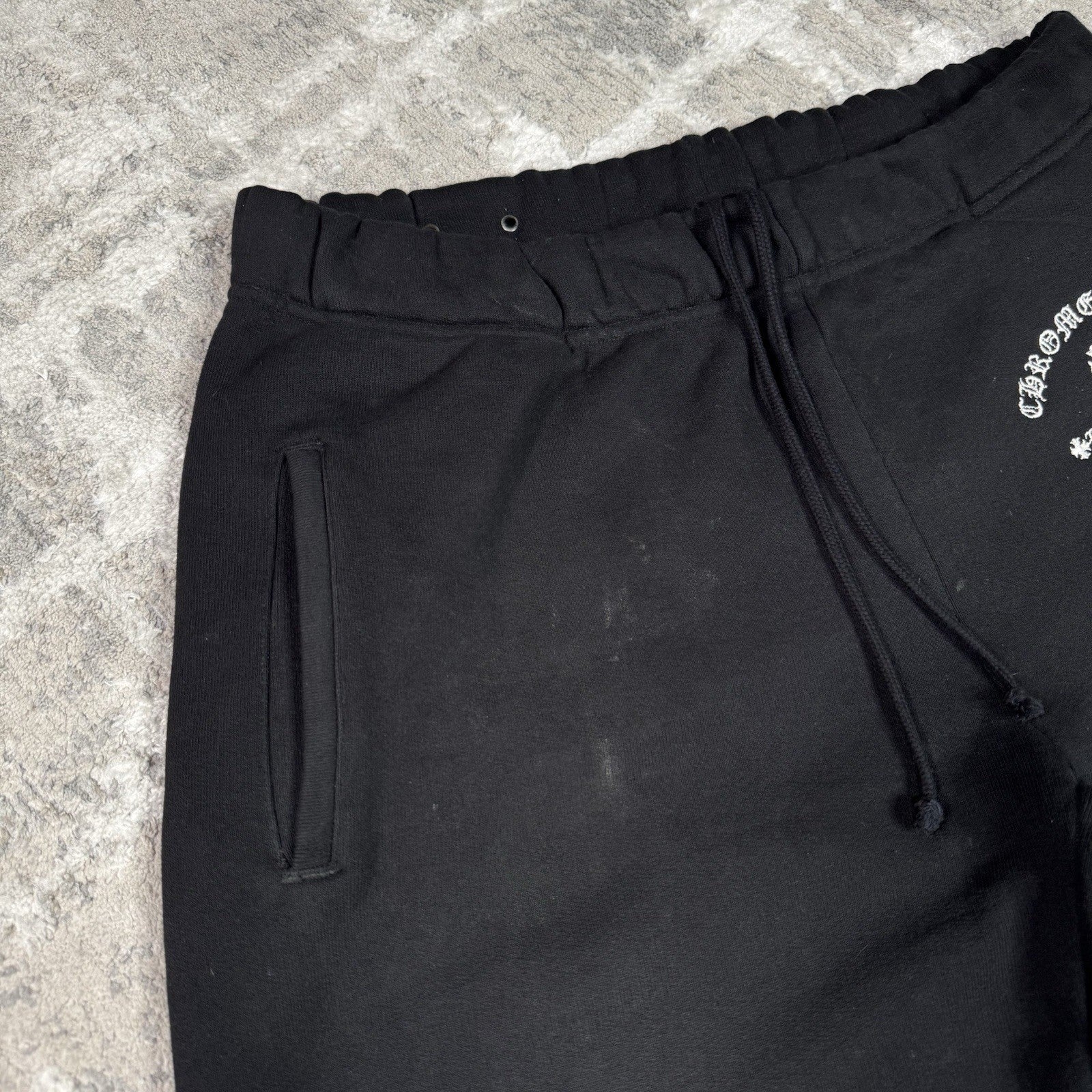 Chrome Hearts King Taco Triple Cross Embroidered Sweatpants 