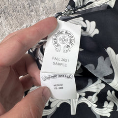 Chrome Hearts Silk Plus Cross Button Up Shirt 