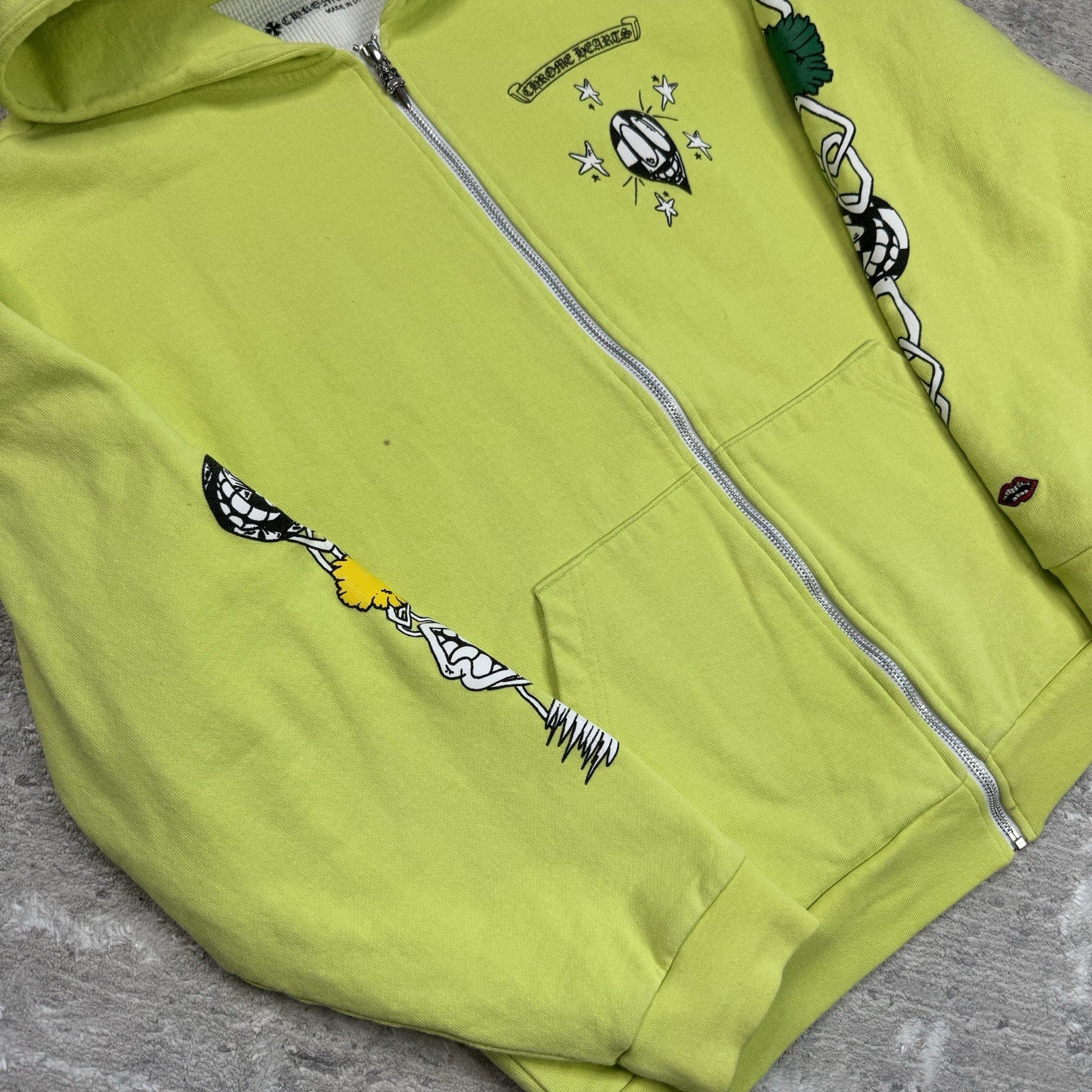 Chrome Hearts Matty Boy Link Zip Up Hoodie 