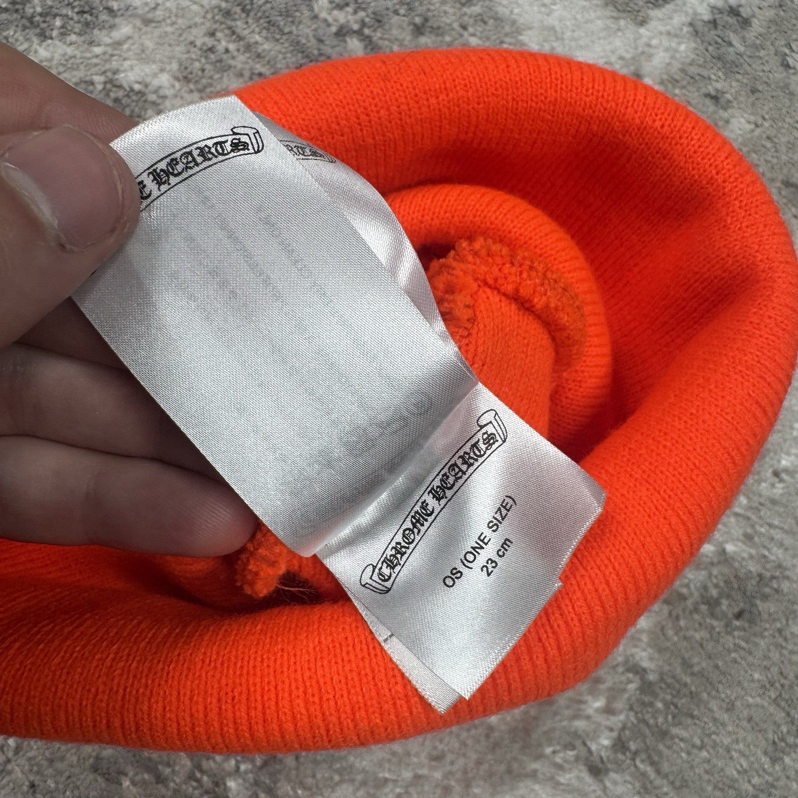 Chrome Hearts Embroidered Logo Beanie Hat 