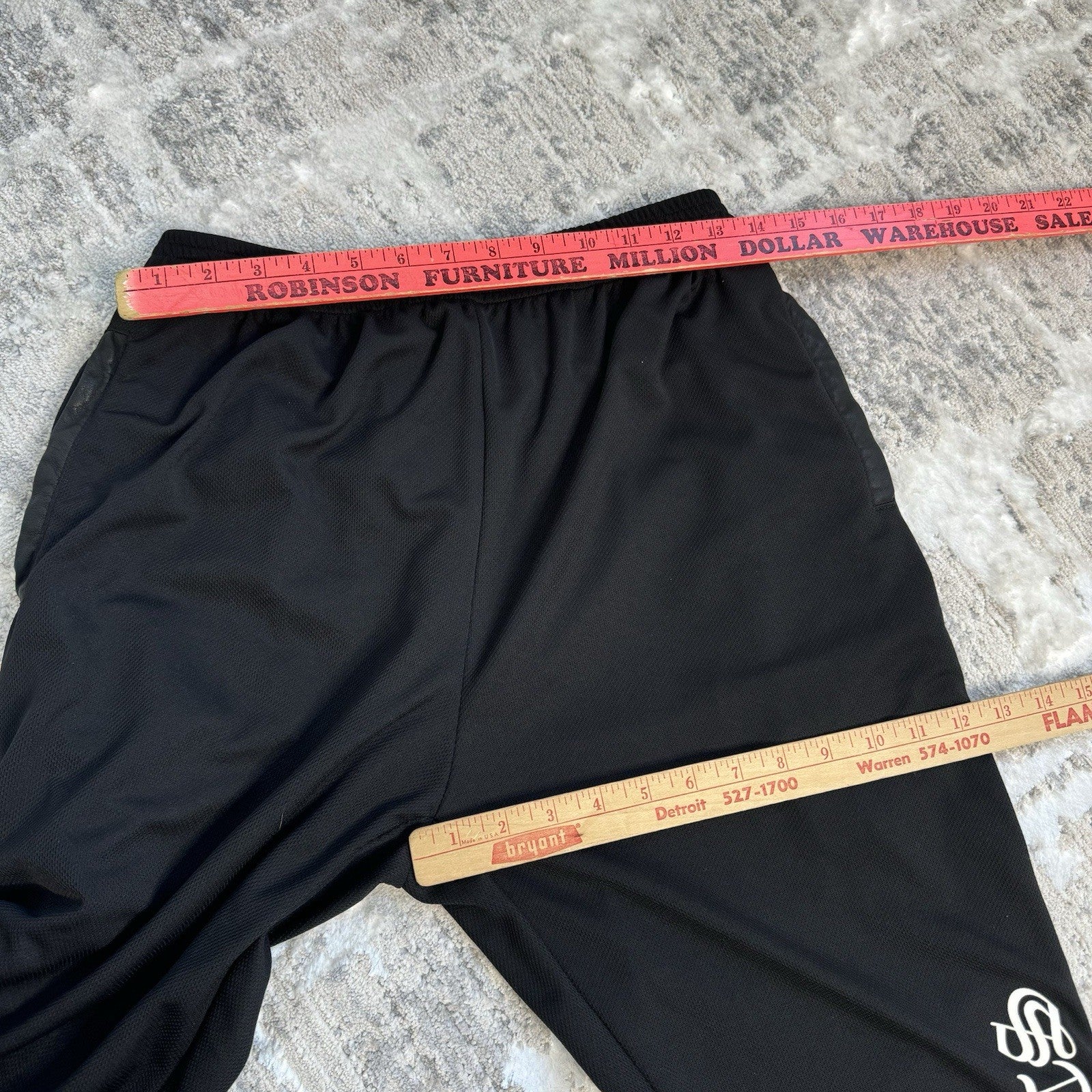 Chrome Hearts Snap Closure Mesh Track Pant 