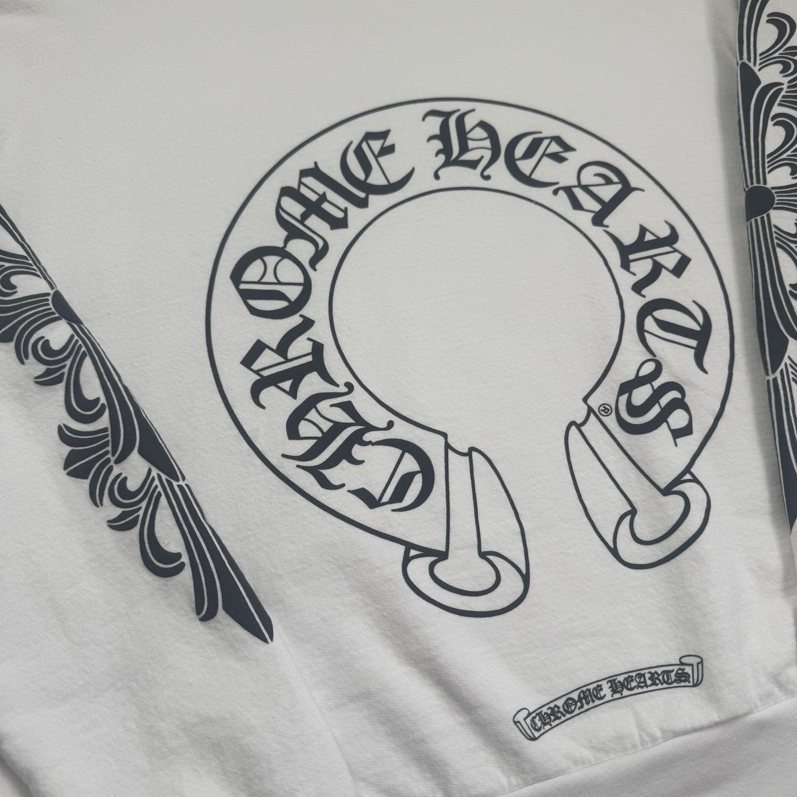 Chrome Hearts Horseshoe Floral Pullover Crewneck 