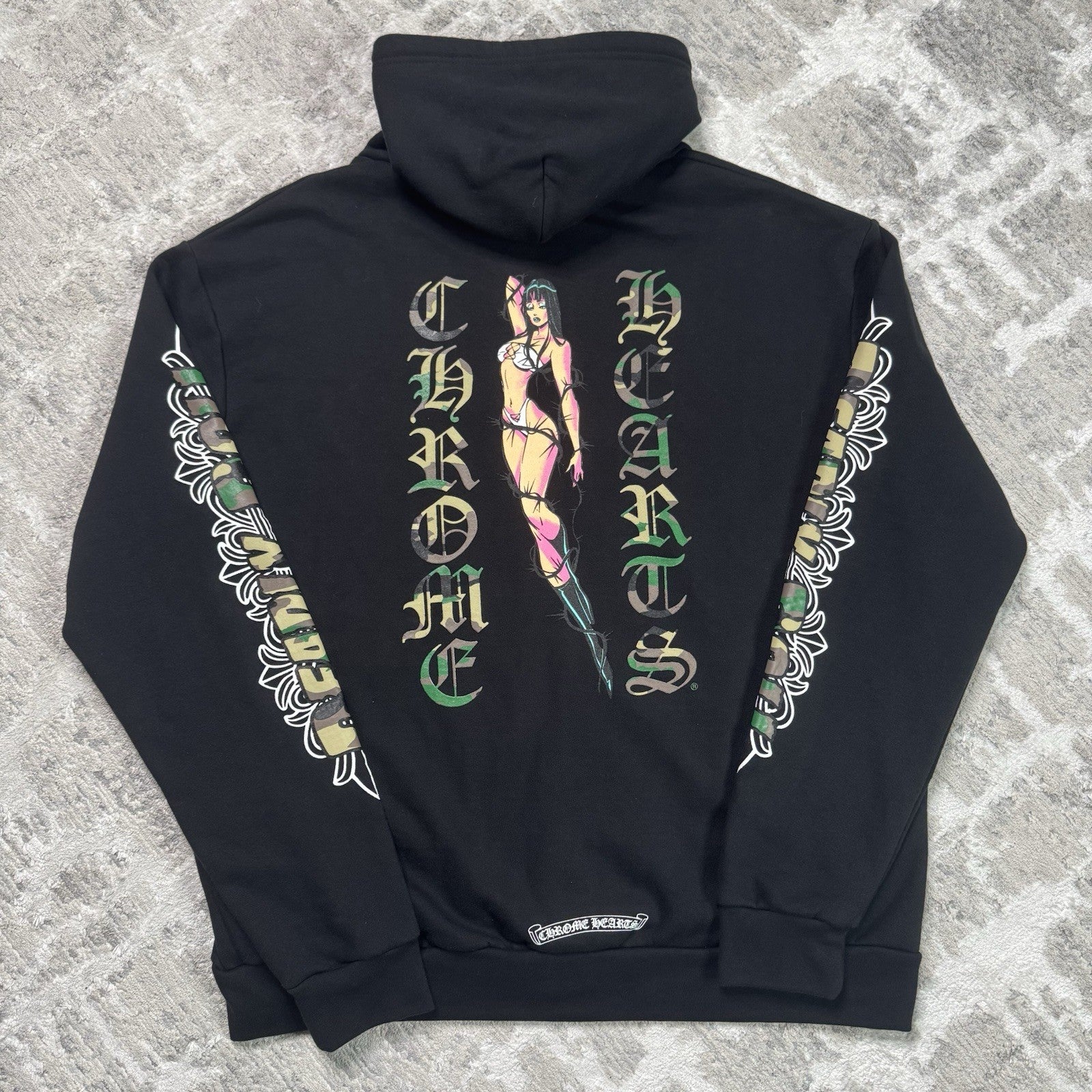 Chrome Hearts Deadly Doll Zip Up Hoodie 