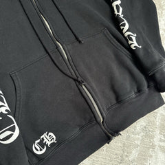Chrome Hearts Thermal Horseshoe Dagger Zip Up Hoodie 