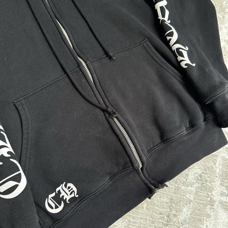 Chrome Hearts Thermal Horseshoe Dagger Zip Up Hoodie 