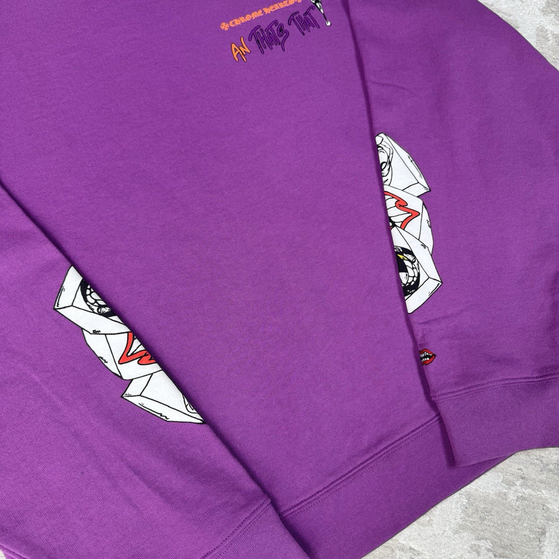 Chrome Hearts Matty Boy Want More Pullover Crewneck Sweatshirt 