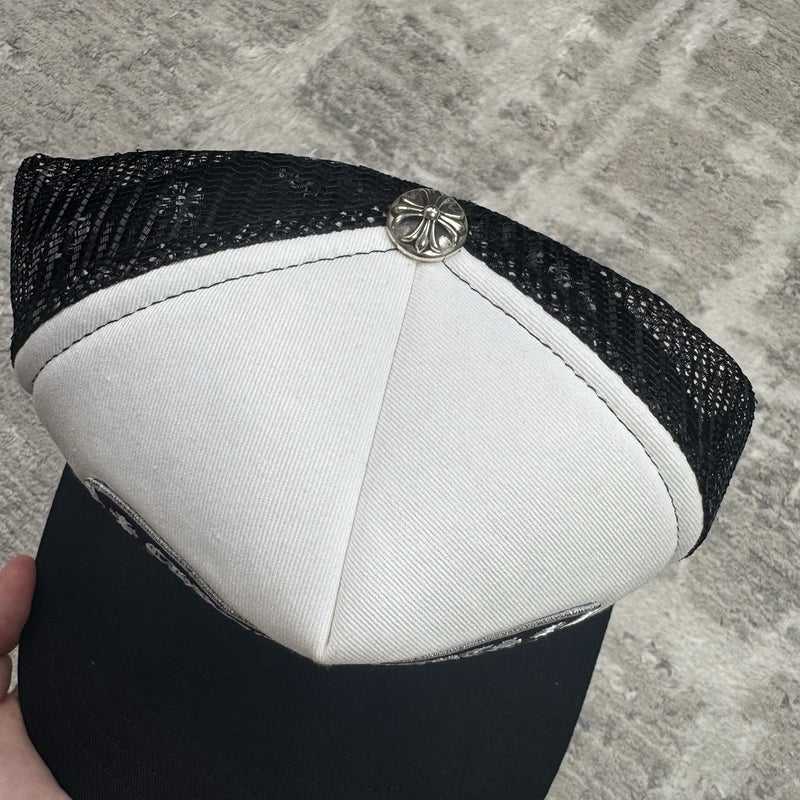 Chrome Hearts Hollywood CH Trucker Hat ‘black White’