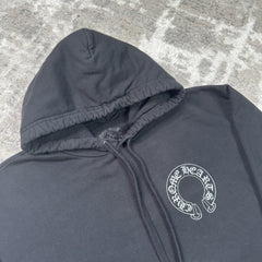 Chrome Hearts Friends And Family Grey Print Floral Pullover Hoodie 