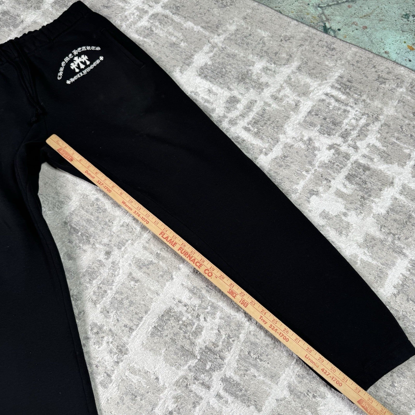 Chrome Hearts King Taco Triple Cross Embroidered Sweatpants 