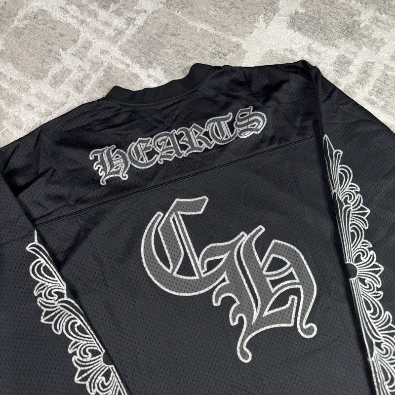 Chrome Hearts Mesh Stadium Floral Long Sleeve Jersey 