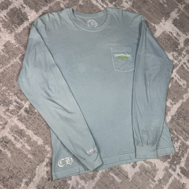 Chrome Hearts St Barths Dyed Long Sleeve Tee Shirt 