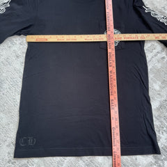 Chrome Hearts Floral Horseshoe Long Sleeve Shirt 