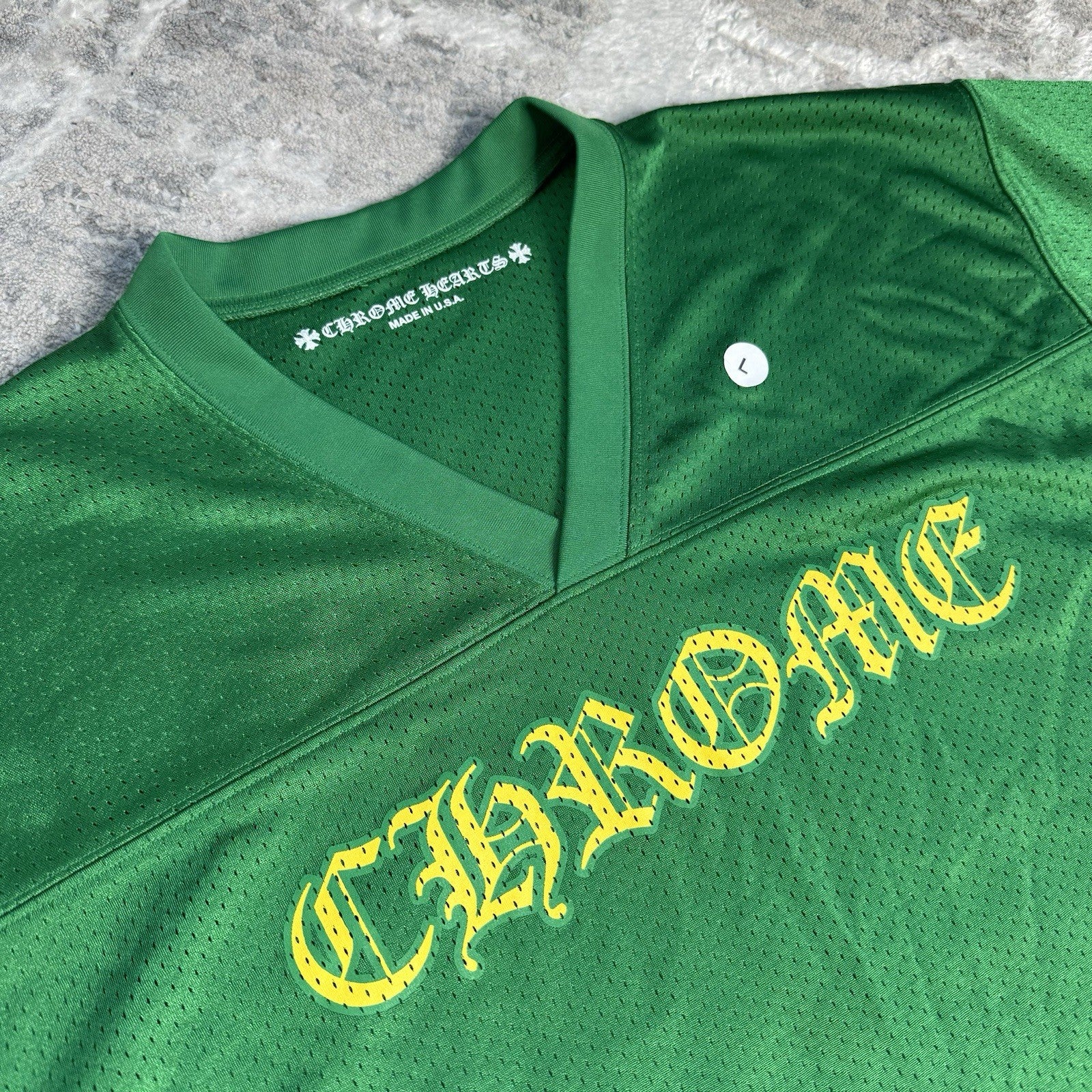 Chrome Hearts Mesh CH Short Sleeve Jersey 