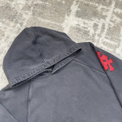 Chrome Hearts Paper Jam Leather Triple Cross Pullover Hoodie