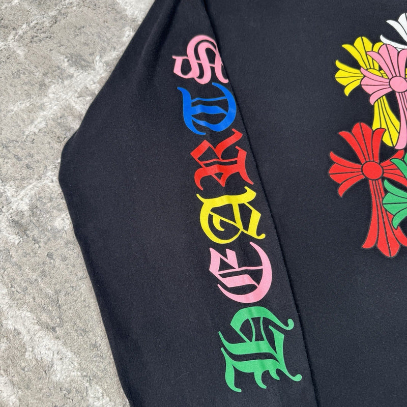 Chrome Hearts Cemetery Multi-color Cross Long Sleeve Shirt 