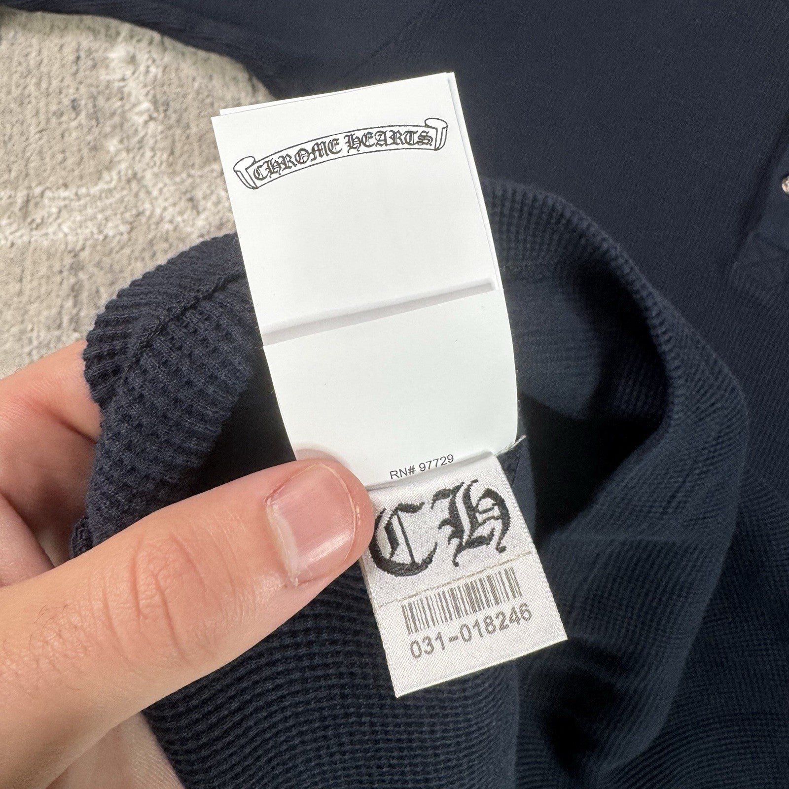 Chrome Hearts Waffle Thermal Long Sleeve 