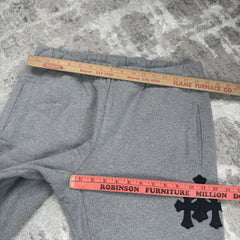 Chrome Hearts Paperjam Triple Cross Leather Sweatpants 