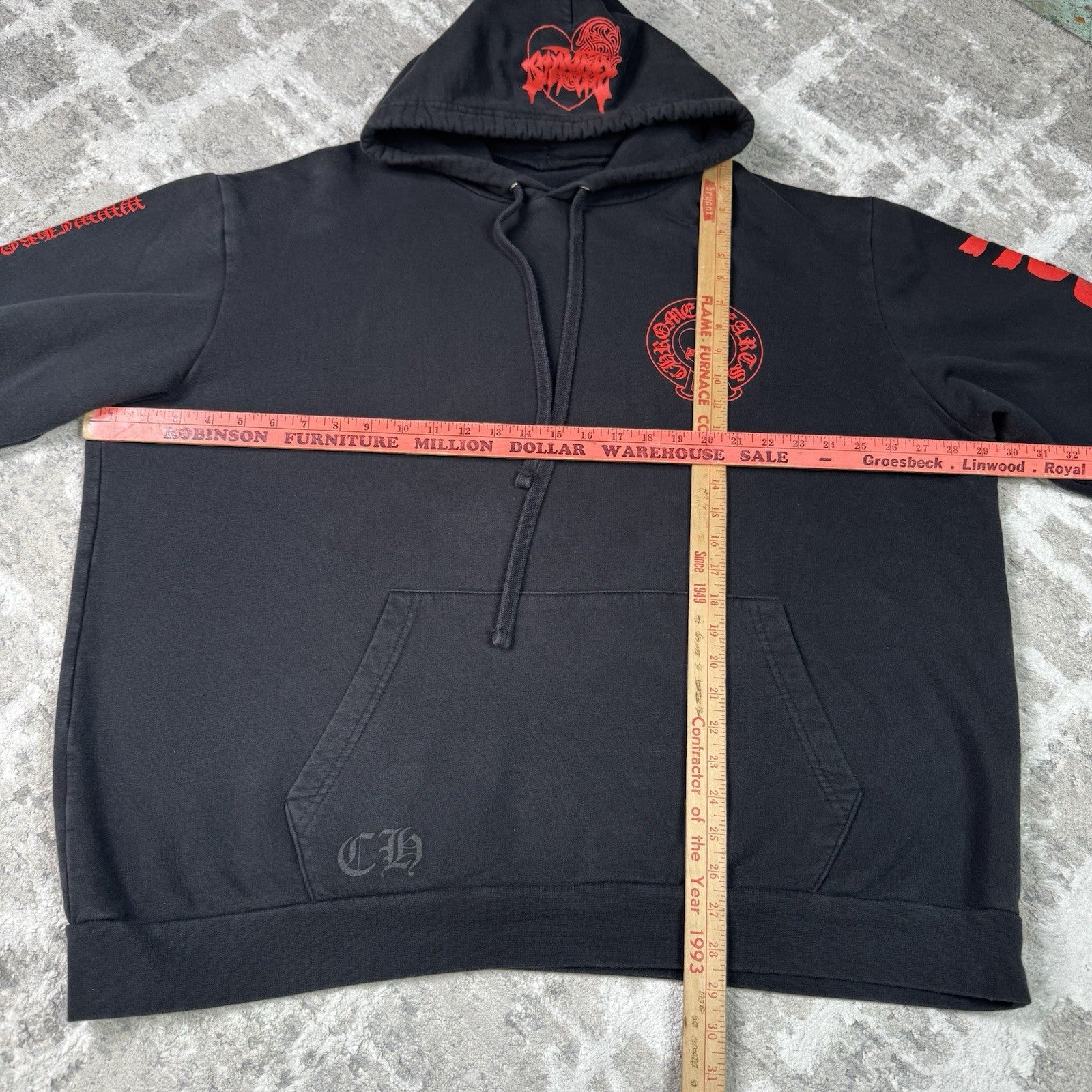 Chrome Hearts Deadly Doll Horseshoe Pullover Hoodie 