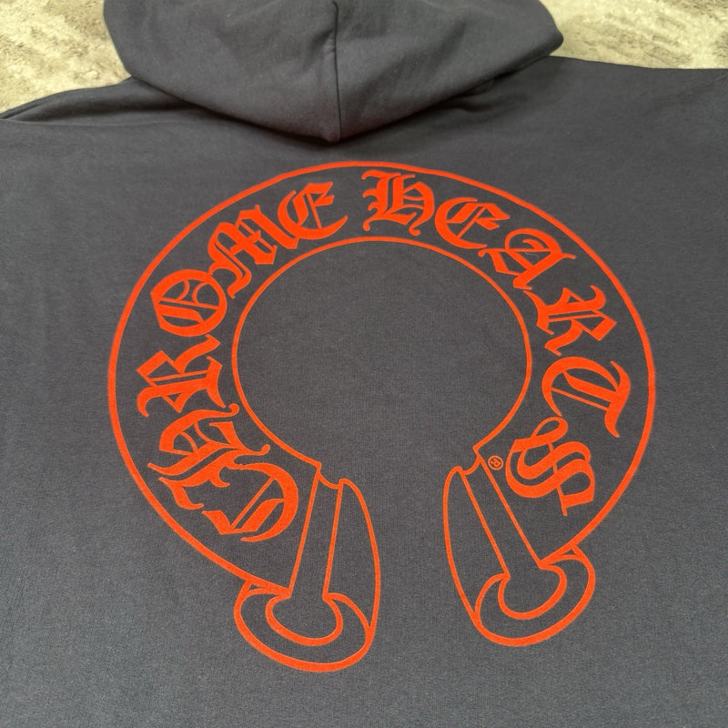 Chrome Hearts Floral Horseshoe Pullover Hoodie 
