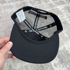 Chrome Hearts Camo Leather Triple Cross Trucker Hat